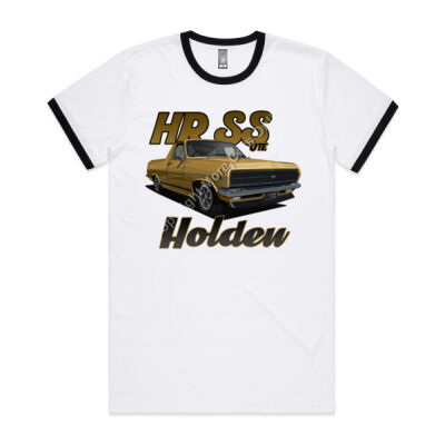 Holden - HR Ute - SS - Gold - Mens Ringer Tee Thumbnail