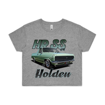 Holden - HR Ute - SS - Green - AS Colour CROP TEE - 4062 Thumbnail