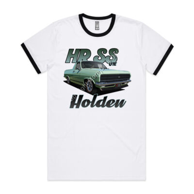 Holden - HR Ute - SS - Green - Mens Ringer Tee Thumbnail