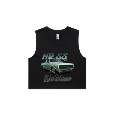 Holden - HR Ute - SS - Green - AS Colour Women's Crop Tank Thumbnail