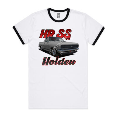 Holden - HR Ute - SS - Grey - Mens Ringer Tee Thumbnail