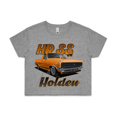 Holden - HR Ute - SS - Orange - AS Colour CROP TEE - 4062 Thumbnail