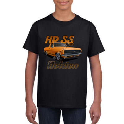 Holden - HR Ute - SS - Orange - Youth Crew Neck Tee (Same Day) Thumbnail