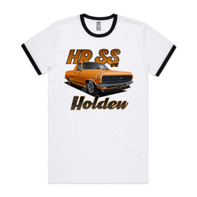 Holden - HR Ute - SS - Orange - Mens Ringer Tee Thumbnail