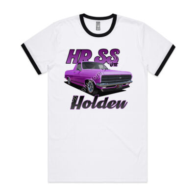 Holden - HR Ute - SS - Pink - Mens Ringer Tee Thumbnail