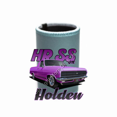Holden - HR Ute - SS - Pink - Stubby Coolers with Base Thumbnail