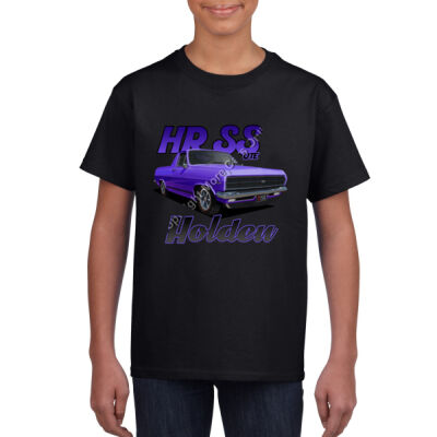 Holden - HR Ute - SS - Purple - Youth Crew Neck Tee (Same Day) Thumbnail