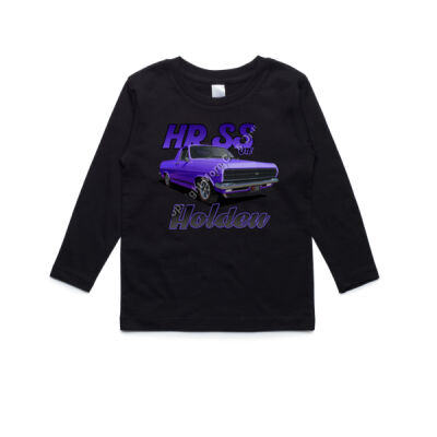 Holden - HR Ute - SS - Purple - AS Colour Kids Longsleeve Tee Thumbnail
