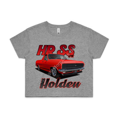 Holden - HR Ute - SS - Red - AS Colour CROP TEE - 4062 Thumbnail