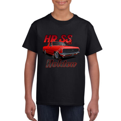 Holden - HR Ute - SS - Red - Youth Crew Neck Tee (Same Day) Thumbnail