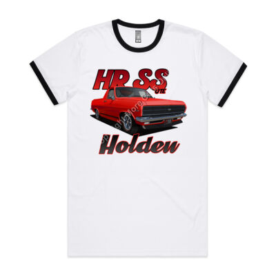 Holden - HR Ute - SS - Red - Mens Ringer Tee Thumbnail