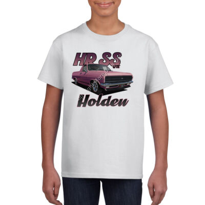 Holden - HR Ute - SS - Salmon Pink - Gildan Youth Unisex T Shirt Thumbnail