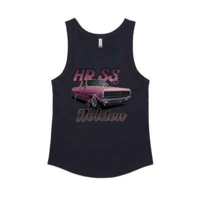 Holden - HR Ute - SS - Salmon Pink - Women's Sunday Singlet Thumbnail