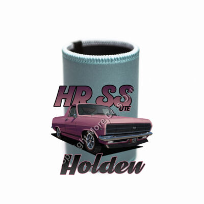 Holden - HR Ute - SS - Salmon Pink - Stubby Coolers with Base Thumbnail