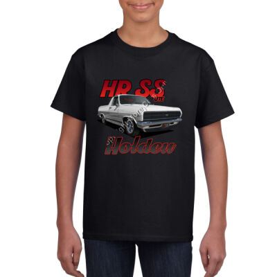 Holden - HR Ute - SS - White - Youth Crew Neck Tee (Same Day) Thumbnail