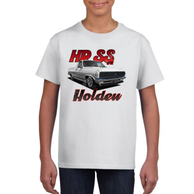 Holden - HR Ute - SS - White - Gildan Youth Unisex T Shirt Thumbnail