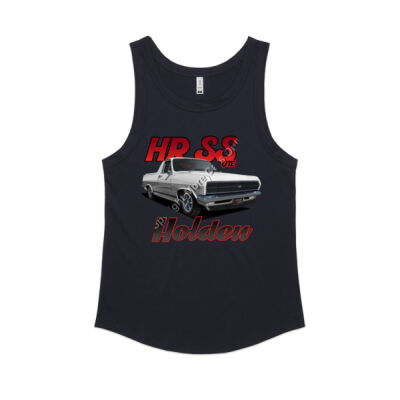 Holden - HR Ute - SS - White - Women's Sunday Singlet Thumbnail