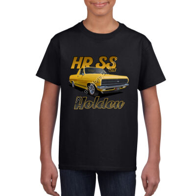 Holden - HR Ute - SS - Yellow - Youth Crew Neck Tee (Same Day) Thumbnail