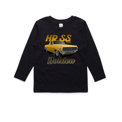 Holden - HR Ute - SS - Yellow - AS Colour Kids Longsleeve Tee Thumbnail