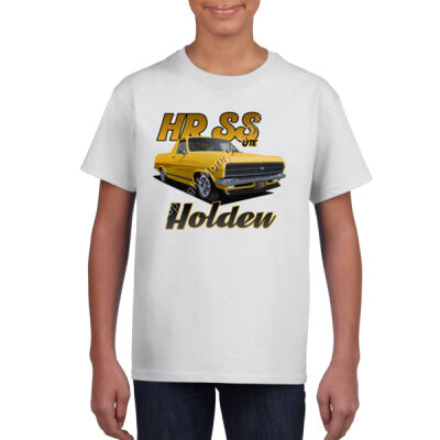 Holden - HR Ute - SS - Yellow - Gildan Youth Unisex T Shirt Thumbnail