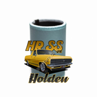 Holden - HR Ute - SS - Yellow - Stubby Coolers with Base Thumbnail