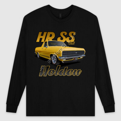 Holden - HR Ute - SS - Yellow - Ultra Cotton Mens Longsleeve Tee Thumbnail