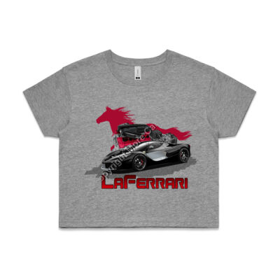 LaFerrari - HP - Black - AS Colour CROP TEE - 4062 Thumbnail