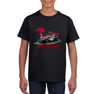 LaFerrari - HP - Black - Youth Crew Neck Tee (Same Day) Thumbnail