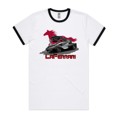 LaFerrari - HP - Black - Mens Ringer Tee Thumbnail