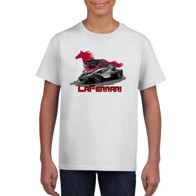 LaFerrari - HP - Black - Gildan Youth Unisex T Shirt Thumbnail