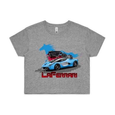LaFerrari - HP - Blue - AS Colour CROP TEE - 4062 Thumbnail