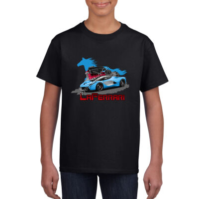 LaFerrari - HP - Blue - Youth Crew Neck Tee (Same Day) Thumbnail