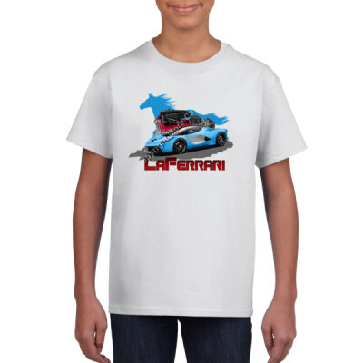 LaFerrari - HP - Blue - Gildan Youth Unisex T Shirt Thumbnail
