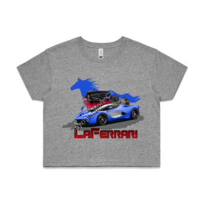 LaFerrari - HP - Dark Blue - AS Colour CROP TEE - 4062 Thumbnail