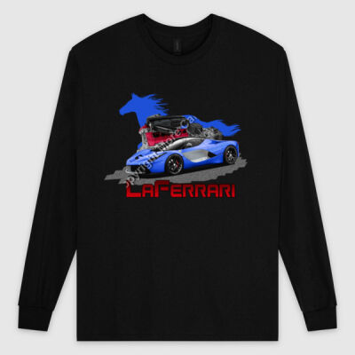 LaFerrari - HP - Dark Blue - Ultra Cotton Mens Longsleeve Tee Thumbnail