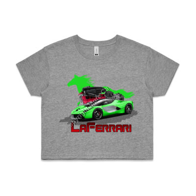 LaFerrari - HP - Green - AS Colour CROP TEE - 4062 Thumbnail