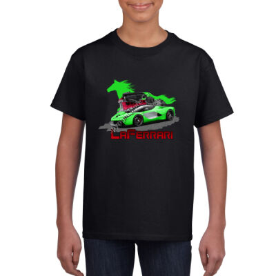 LaFerrari - HP - Green - Youth Crew Neck Tee (Same Day) Thumbnail
