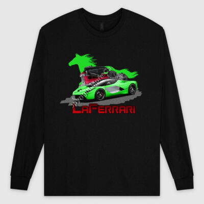 LaFerrari - HP - Green - Ultra Cotton Mens Longsleeve Tee Thumbnail