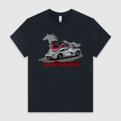 LaFerrari - HP - Grey - HeavyCotton™ Tee Thumbnail