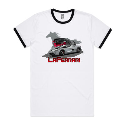 LaFerrari - HP - Grey - Mens Ringer Tee Thumbnail