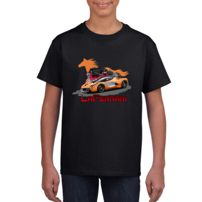 LaFerrari - HP - Orange - Youth Crew Neck Tee (Same Day) Thumbnail