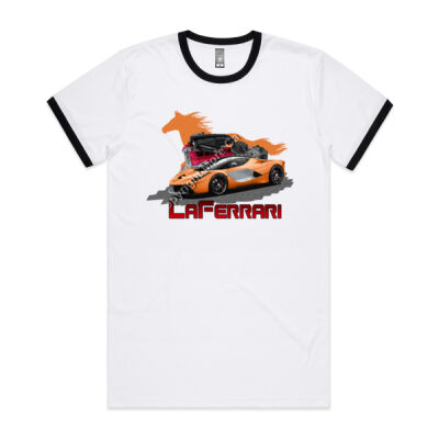 LaFerrari - HP - Orange - Mens Ringer Tee Thumbnail