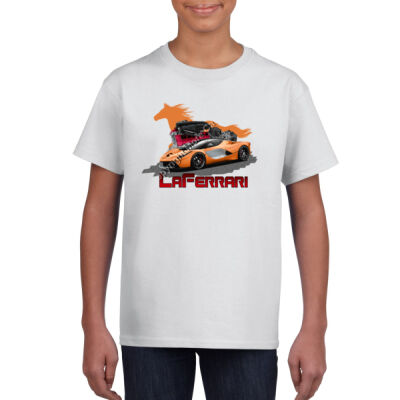 LaFerrari - HP - Orange - Gildan Youth Unisex T Shirt Thumbnail