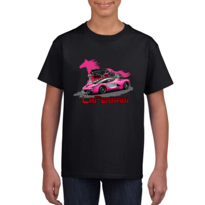 LaFerrari - HP - Pink - Youth Crew Neck Tee (Same Day) Thumbnail