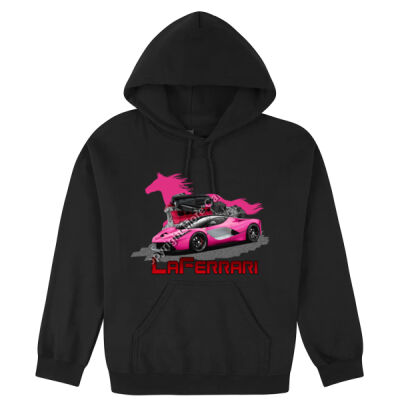 LaFerrari - HP - Pink - Hooded Sweatshirt Thumbnail