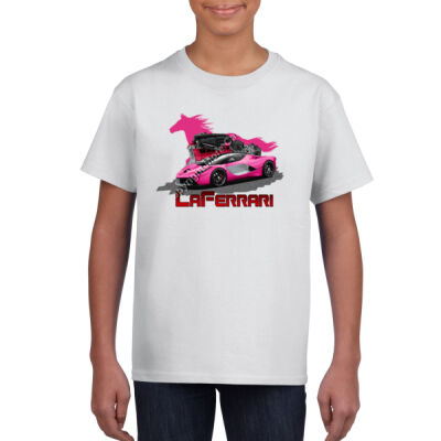 LaFerrari - HP - Pink - Gildan Youth Unisex T Shirt Thumbnail
