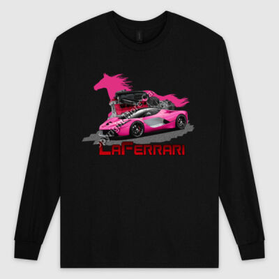 LaFerrari - HP - Pink - Ultra Cotton Mens Longsleeve Tee Thumbnail