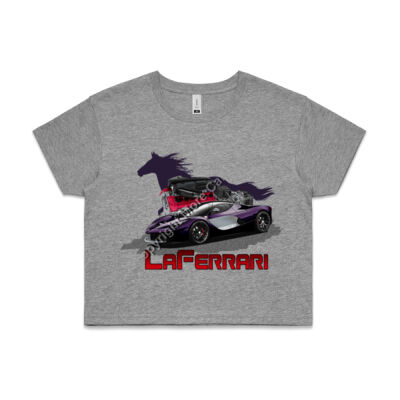 LaFerrari - HP - Purple - AS Colour CROP TEE - 4062 Thumbnail