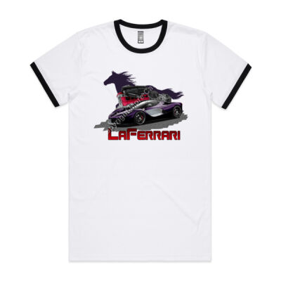 LaFerrari - HP - Purple - Mens Ringer Tee Thumbnail