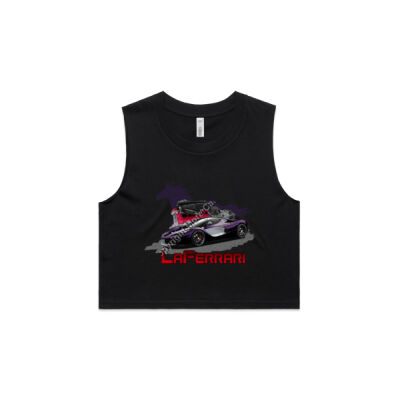 LaFerrari - HP - Purple - AS Colour Women's Crop Tank Thumbnail
